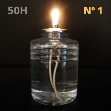 36 bougies à huile paraffine - 50h