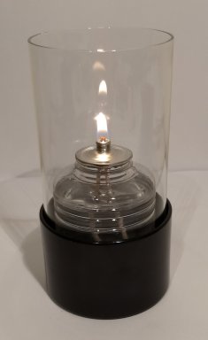 Photophore Etoile Clair base noire