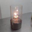 030/011 Photophore Etoile Clair base argent
