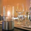 030/011 Photophore Etoile Clair base argent