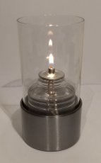 030/011 Photophore Etoile Clair base argent