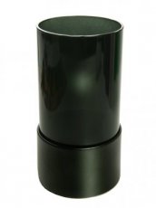 Photophore Etoile noire avec base noire - Pack de 6 porte-bougie