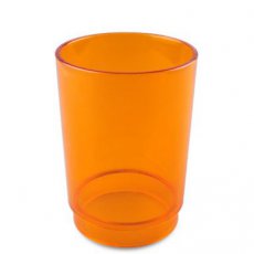 171 Ecran orange pour photophore Etoile Plastique