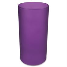 Ecran en verre pour photophore Etoile violet